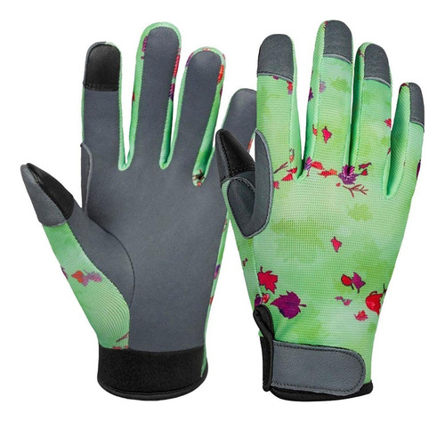 Guantes De Material Cuero For Jardinería For Mujeres Y