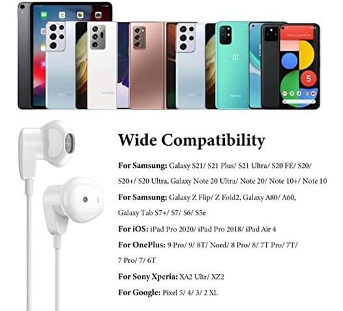 Auriculares Usb C Para iPad Pro, Auriculares Usb Tipo C Hifi
