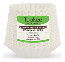 Comprar Tupkee Filtros De Café De 8 A 12 Tazas, 700 Unidades, Estilo