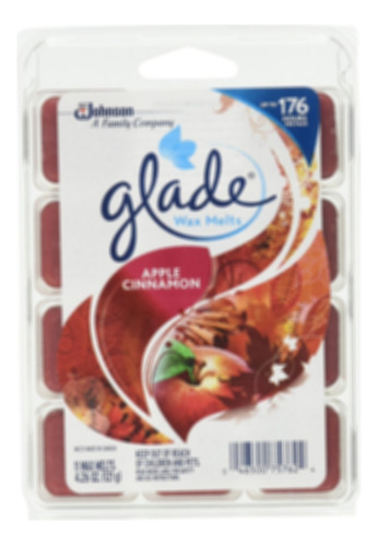 Glade - Recambio De Cera Derretida, Manzana Y Canela, 11 Uni