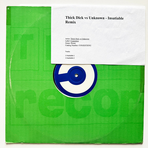 Tirck Dick / Unknown - Insatiable (remix) - Vinilo Nm/ex