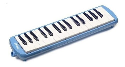 Imagen 3 de 4 de Flauta Melodica Stagg 32 Teclas Con Estuche Y Boquilla. Azul