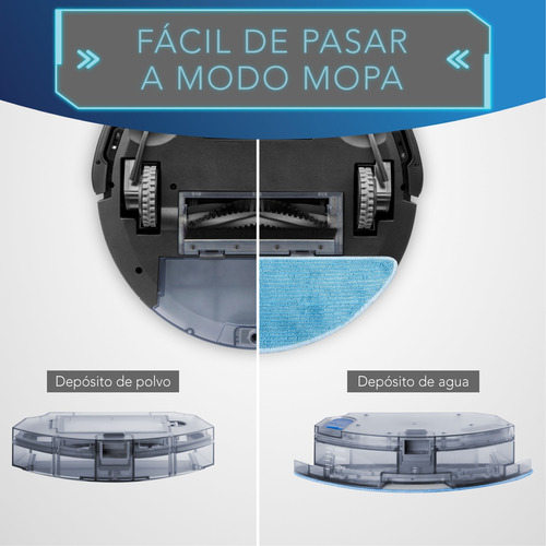 Imagen 7 de 12 de Robot Aspiradora Trapeadora Ecovacs Deebot 661 Con Wifi