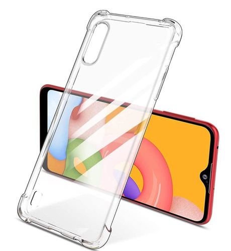 Funda Transparente Alto Impacto Compatible Con Samsung A02