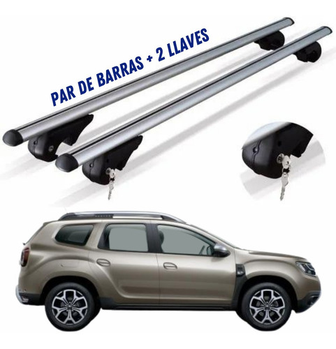Imagen 2 de 4 de Barras Porta Equipaje Duster Linea 2022 En Adelante