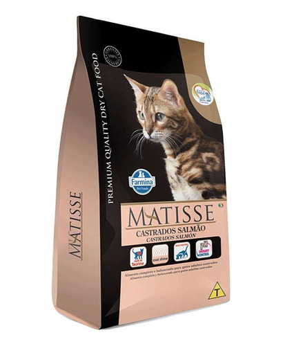 Matisse Castrados Gato Adulto Sabor Salmón En Bolsa De 2kg