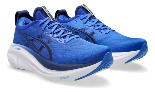 Tenis Hombre Asics Running Nimbus 27 B958401 Azul Lisa 7,0 Mx