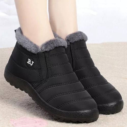 Botas Impermeables De Invierno Para Mujer Con Felpa Térmica
