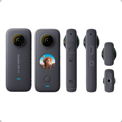 Cámara de video Insta360 One X2 Standalone 5.7K negra