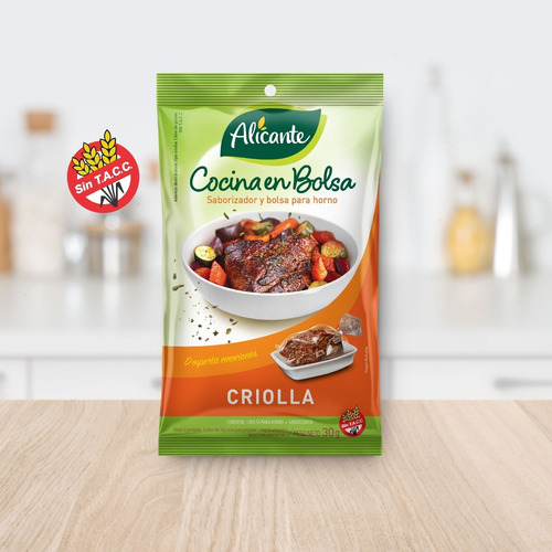 Alicante Cocina En Bolsa Saborizador Criolla X 30 Gr