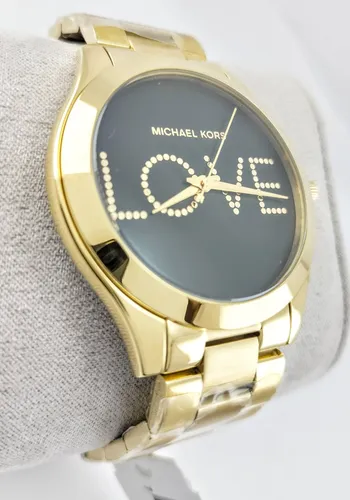 Reloj Michael Kors Runway Mk3197 Oro Rosa Para Mujer