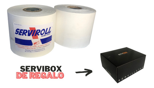 Bobinas Jumbo De Papel Tissue 2 Ply + Servibox De Regalo