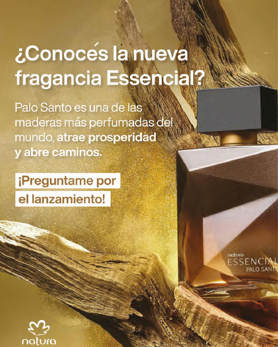 Natura Essencial Palo Santo Eau De Parfum Masculino 100ml