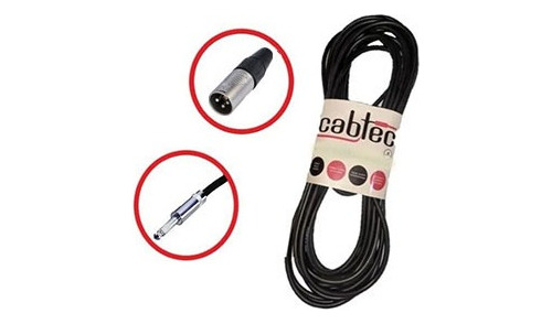 Cable Xlr Canon Macho A Plug Ts 6 Metros Cab-tec Neutrik