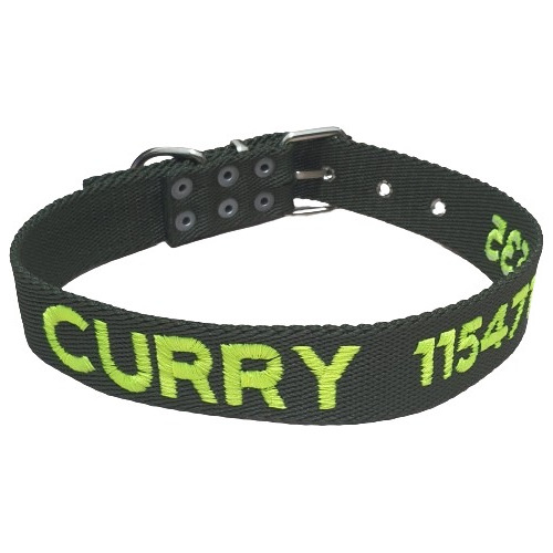 Collar De Perro Bordado Personalizado De 3 Cm Dogideas