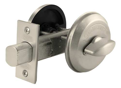 Cerrojo Seguridad 4074 Seguro Interior /cilindro Exterior Color Gris