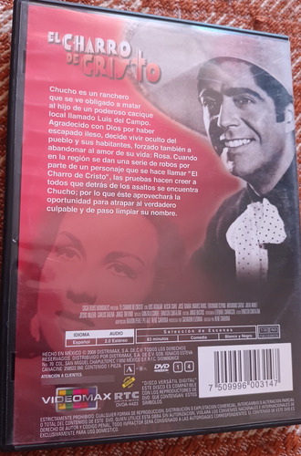 El Charro De Cristo Dvd / Luis Aguilar / Alicia Caro (Usado)