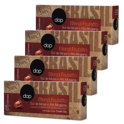 Kit Cápsulas Compatíveis Nespresso® Dop Blend Frutatto 40 Un