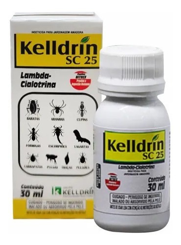 Kelldrin Sc 25 30ml Mata Baratas, Aranhas, Escorpiões