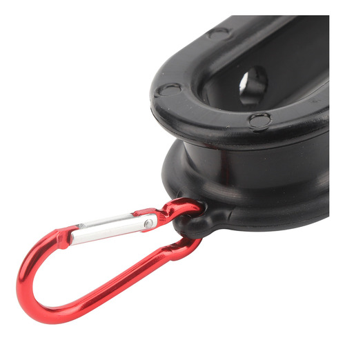 Accesorio De Pesca De Goma/aleación De Aluminio Negro Con Bo