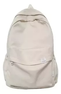 2023 Mochila Escolar Simples De Cor Sólida Para Meninas