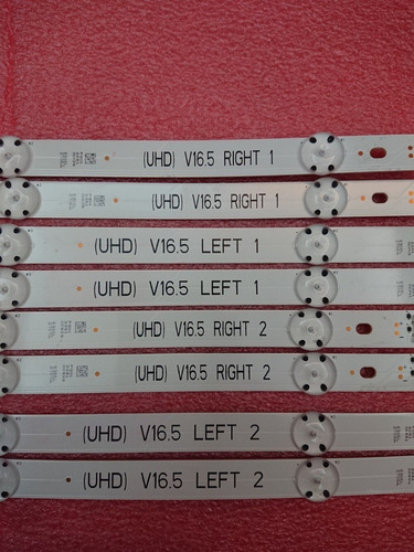 Imagen 3 de 7 de Kit 8 Tiras Led LG 49uh6100 Nuevos Originales