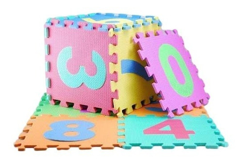 Imagen 2 de 4 de Alfombra De Foami Para Bebes 10 Piezas Grandes 29x29 C/u
