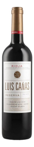 Pack De 12 Vino Tinto Luis Cañas Reserva 750 Ml