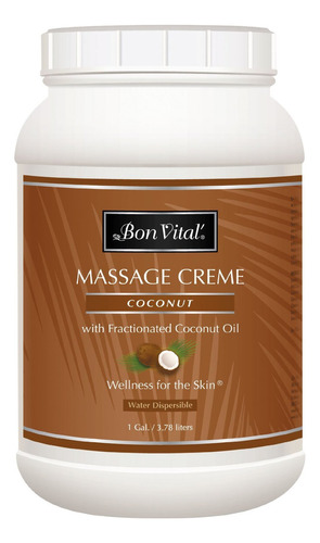 Bon Vital' Coconut Massage Cr Me Con Aceite De Coco Fraccion