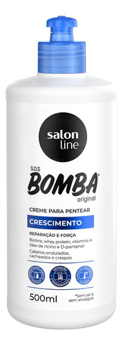 Salon Line Creme Para Pentear S.o.s Bomba Orignal 300ml