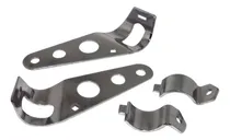 Comprar Par Suporte Do Farol Universal Mobilete \u002F Mobilete (prata)..