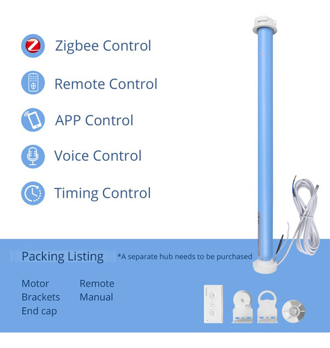 Jja Zemismart Motor Zigbee Tuya Para Cortina Automação
