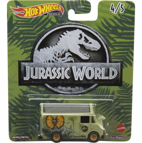 Carro Hot Wheels Jurassic World Premium Combat Medic Mattel