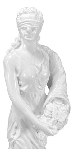 Deusa Da Fortuna Dourada - Estatueta Mitológica - Escultura
