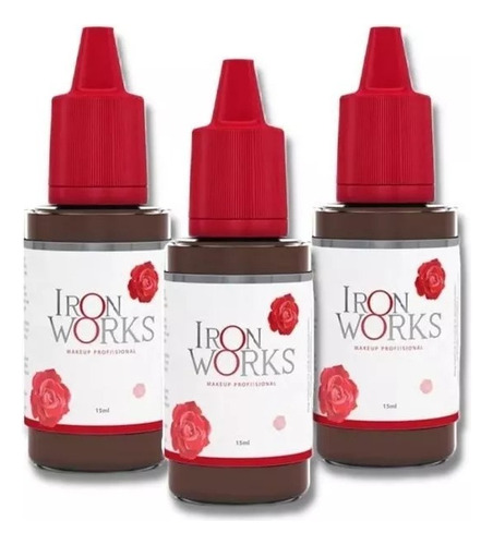 Kit 3 Pigmentos Iron Works 15ml Original A Escolha C/ Nf-e