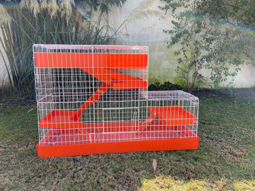 Jaula Para Cuyo Erizo Chinchilla 3 Pisos 120x80x40cm