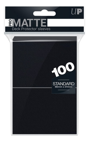 Ultra Pro  Protectores De Cubierta - Pro-matte Black