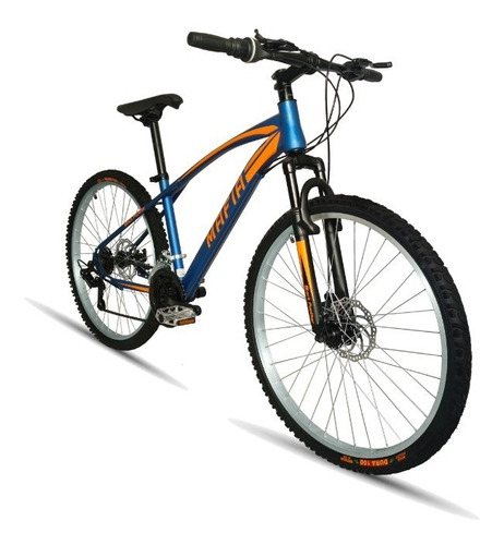 Bicicleta Mtb Mafia Frenos Disco 18 Velocidades Rodada 26 Color Azul