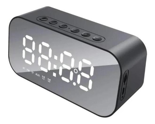 Relógio Despertador Digital Com Caixa De Som Bluetooth Tedge