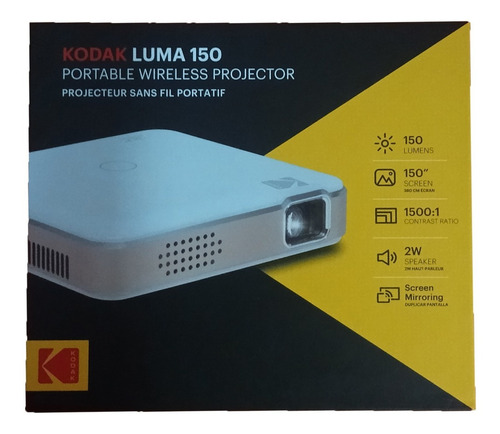 Proyector Kodak Luma 150 Mini Portatil Wifi Hdmi Usb Microus