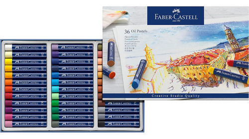 Faber-castell Creative Studio Oil Pastel Crayons - 36 Colore