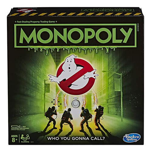 Monopoly Juego: Edición De Cazafantasma; Juego De Mesa Mon.