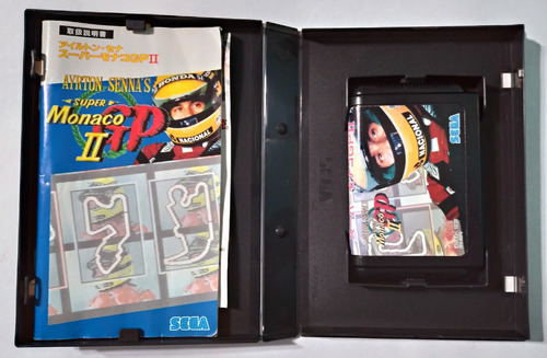 Ayrton Senna Monaco Gp Ii | Sega Md Original / Caja Y Manual