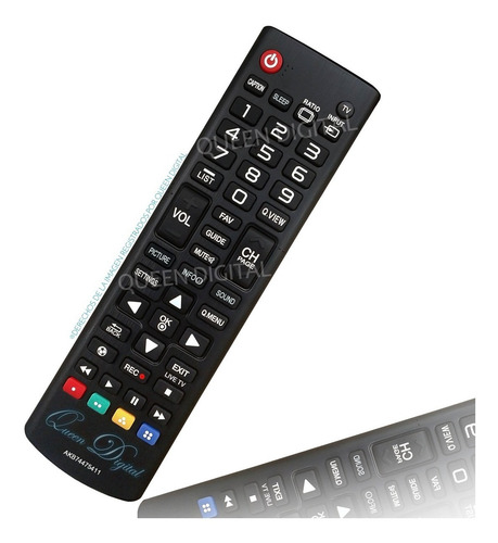 Imagen 10 de 10 de Control Remoto Para LG Led Tv Lcd Akb74475411 Lf5700 B560b