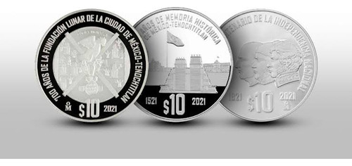 Monedas Conmemorativas De Plata 