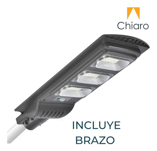 Luminaria Vial Solar Led 60w Pala Con Brazo Foco Chiaro