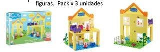 Peppa Casa Deluxe Encastre Con Figuras