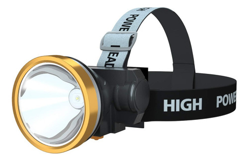 Linterna Frontal Led Recargable Impermeable Para Acampar