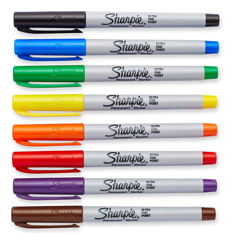 Rotuladores Permanentes Sharpie 37600pp De Punta Ultrafina,