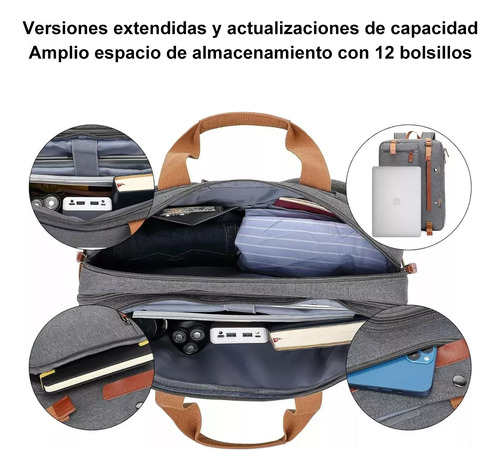 Mochila De Computadora Bolsa De Viaje Multifuncional